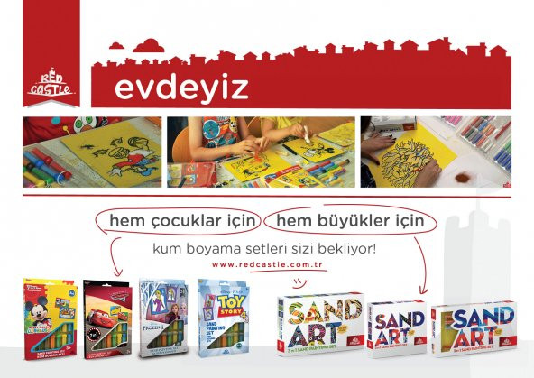 Eğitici ve Eğlenceli Kum Boyama Seti, Disney Princess Emojiler 4ü 1arada DSO-05 - 3