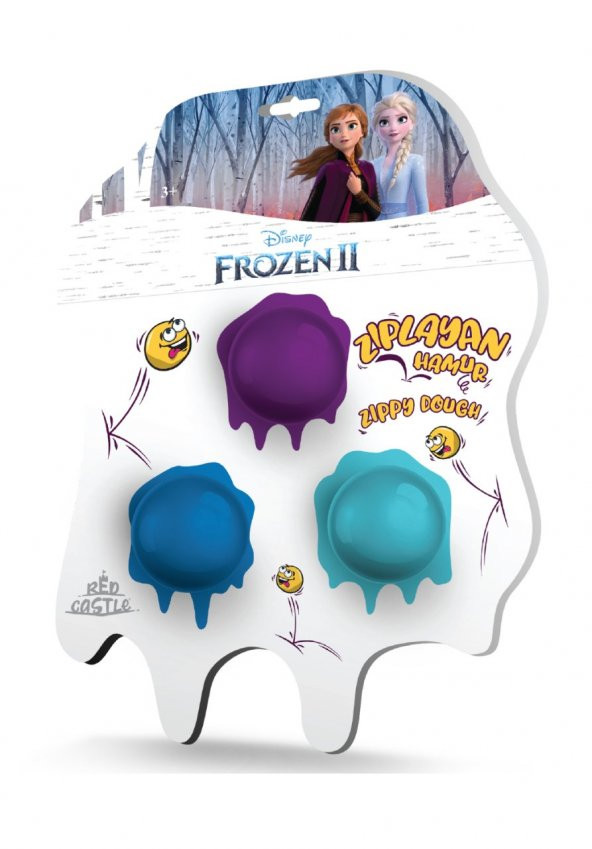 Disney Frozen Zıplayan Hamur & Slime 5 gram x 3 Adet-Red Castle ZDSET-01