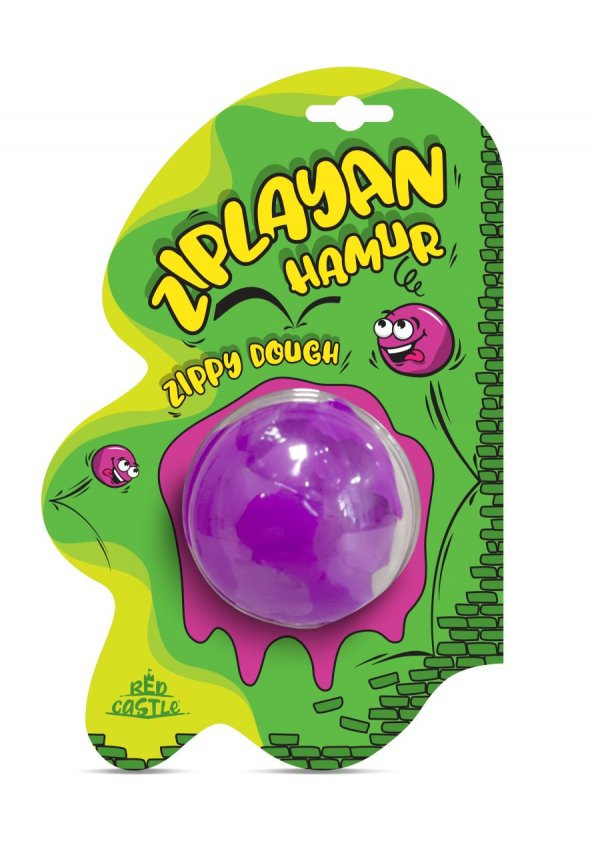 Zıplayan Hamur &Slime 30 gr Mor-Red Castle ZDB-130