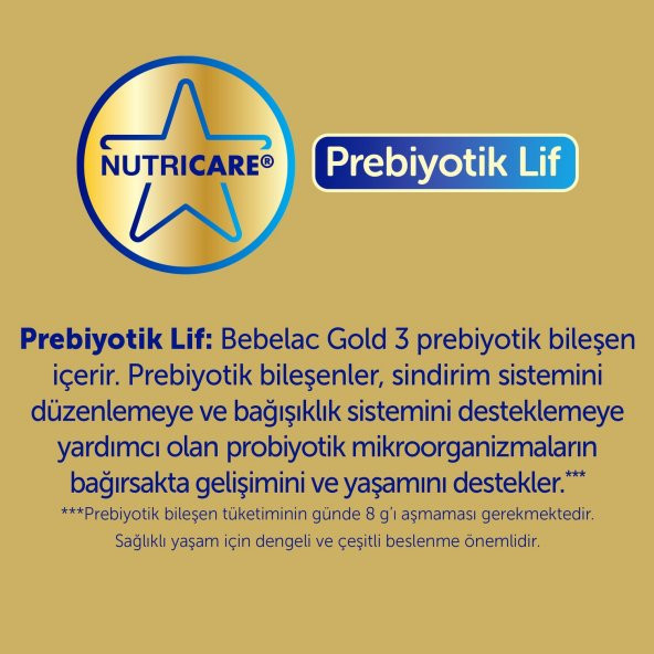 Bebelac Gold 1 Bebek Sütü 350 gr 3'lü Paket - Resim 3