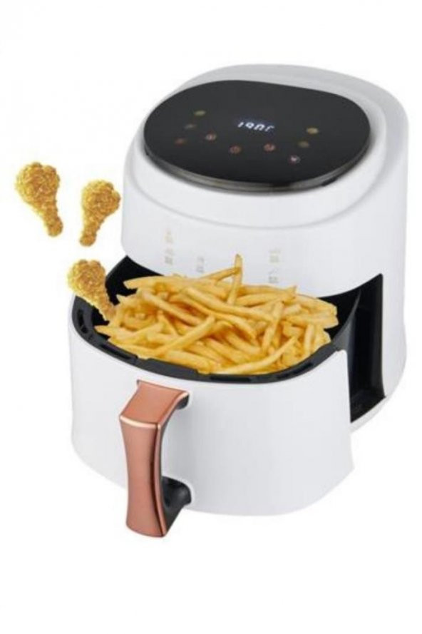 Hiking Haf-507 Airfryer Az Yağlı Fritöz 8 Litre  Beyaz