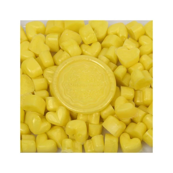 Mühür Mumu Eritme Kalp Boncuk Paket Model No: 683 SATEN LİMON - Resim 2