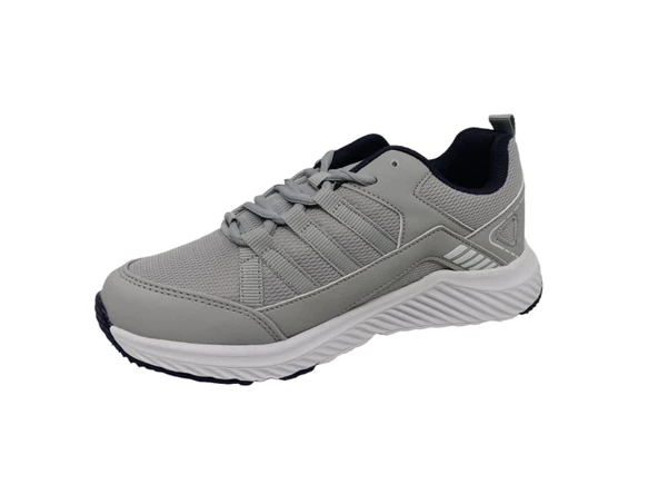 Jump 24865 Unisex Açık Gri - Lacivert Yürüyüş Koşu Spor Ayakkabı - 3