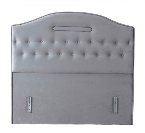 İpek Mobilya Nima 3 Lü Set (Yatak+Baza+Başlık) Çift Kişilik (Açık Gri) 180 X 200 - 2