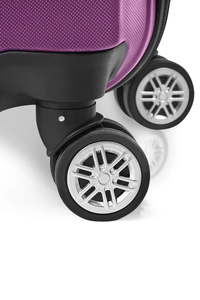 Polo&Sky Elmas Model Mor Renk 2'li Valiz Seti (Küçük+Büyük) - 4