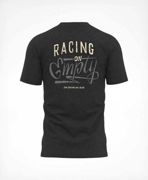 Huub Racing On Empty T-Shirt Charcoal - M - Resim 2