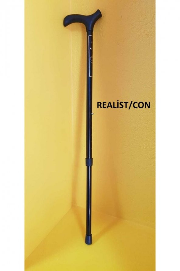 Baston Asa Ayarlanabilir Metal Baston Siyah - 3