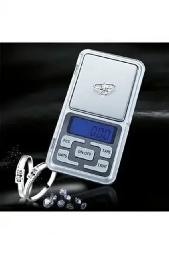 Dijital Hassas Elektronik Taşınabilir Kapaklı Cep Terazi Tartı 500 Gr 0.1 Cdx - 3
