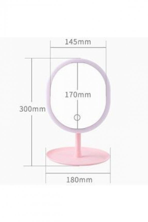 Makyaj Aynası Led Işıklı Makyaj Dokunmatik Usb Kablolu Lambası Dokunmatik - 5