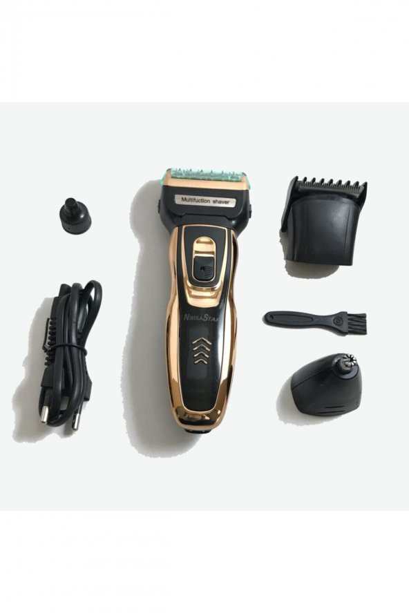 3 Başlıklı Saç Sakal Kesme Şarjlı Tıraş Makinesı Rdl-2320 - Resim 4
