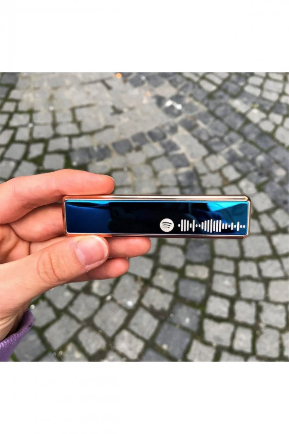 Alevsiz Şarjlı Usb Kızaklı Çakmak Mavi - 3