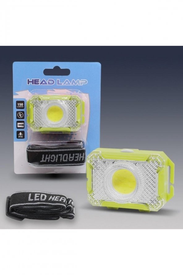 3 Mod Kafa Lambası Kafa Feneri Cob Led T89