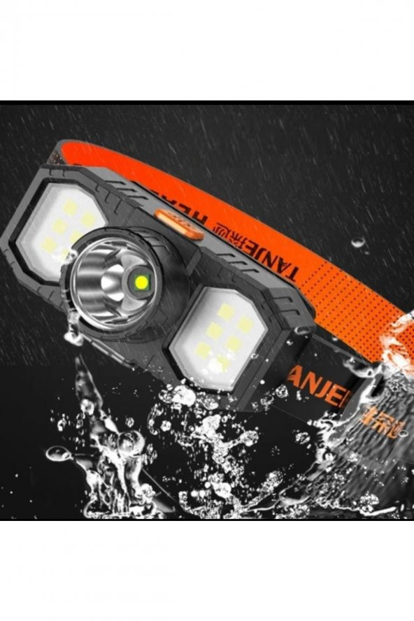 Mini Xpe Şarj Edilebilir Led Kafa Feneri Usb Şarj Edilebilir Süper Parlak Kafa Feneri Su Geçirmez - 4