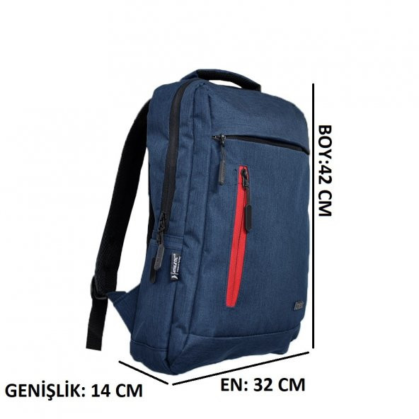 BENE Darbeye Karşı Korumalı Laptop Gözlü Sırt Çantası 194 - 3