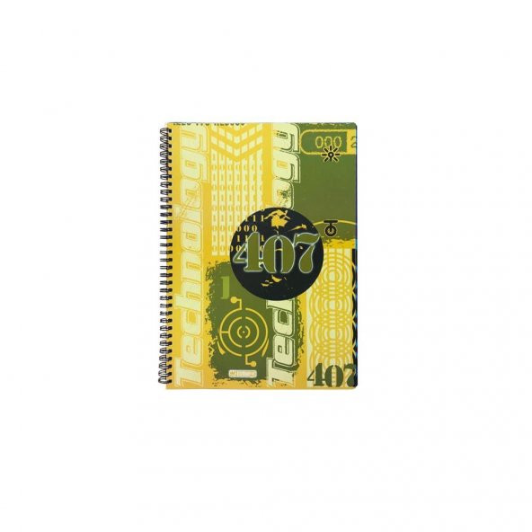 Özgün 407 A4 Karton Kapak Spiralli Defter 120 Yp. Çizgili - 3