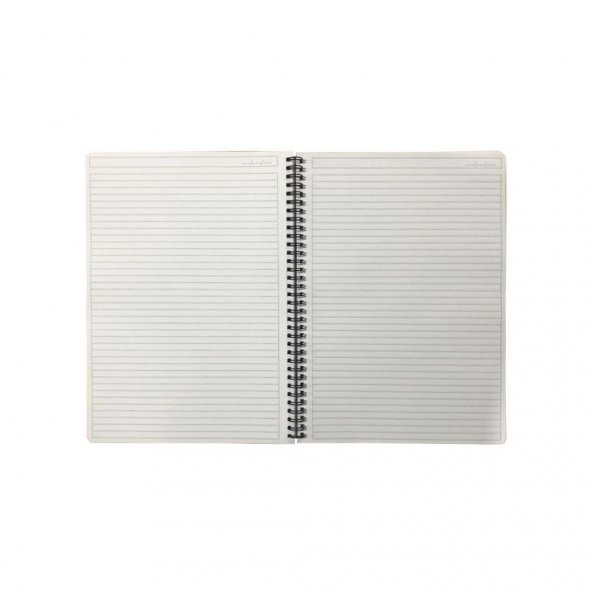Özgün 407 A4 Karton Kapak Spiralli Defter 120 Yp. Çizgili 3 Adet - 5