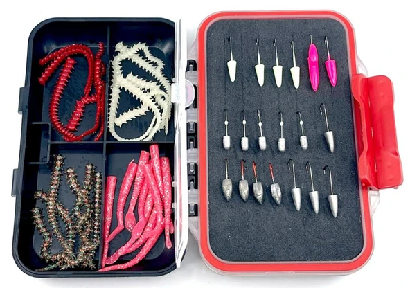 Kendo Çift Taraflı Plastik Lrf Suni Yem Taşıma Kutusu - 2