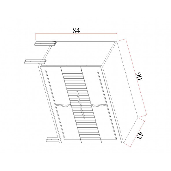 Tocco-Platin 3 Çekmeceli Şifonyer - 4