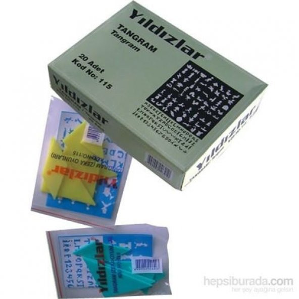 YILDIZLAR TANGRAM ZEKA OYUNU (115) ürün görseli