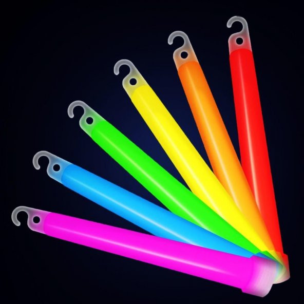 Glow Light Stick Fosforlu Işık Çubuğu 165mm 6" Çadır Kamp Işığı