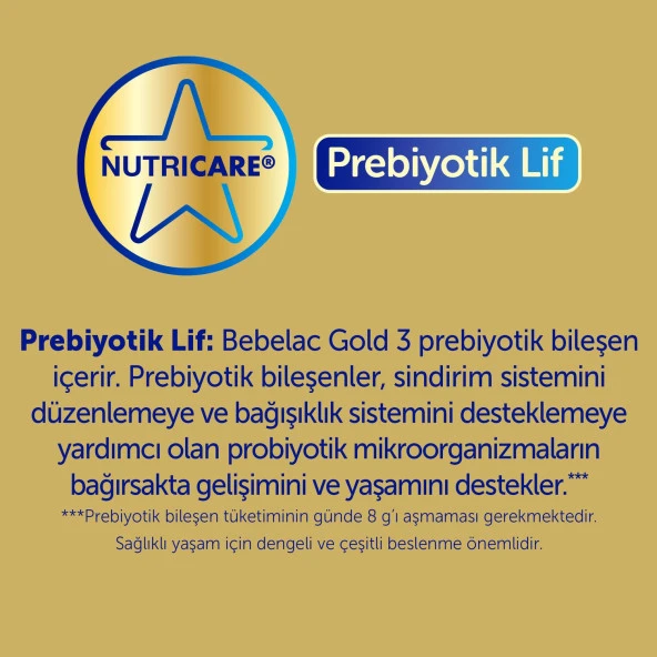 Bebelac Gold 2 Çocuk Devam Sütü 350 gr 4'lü Paket - Resim 4