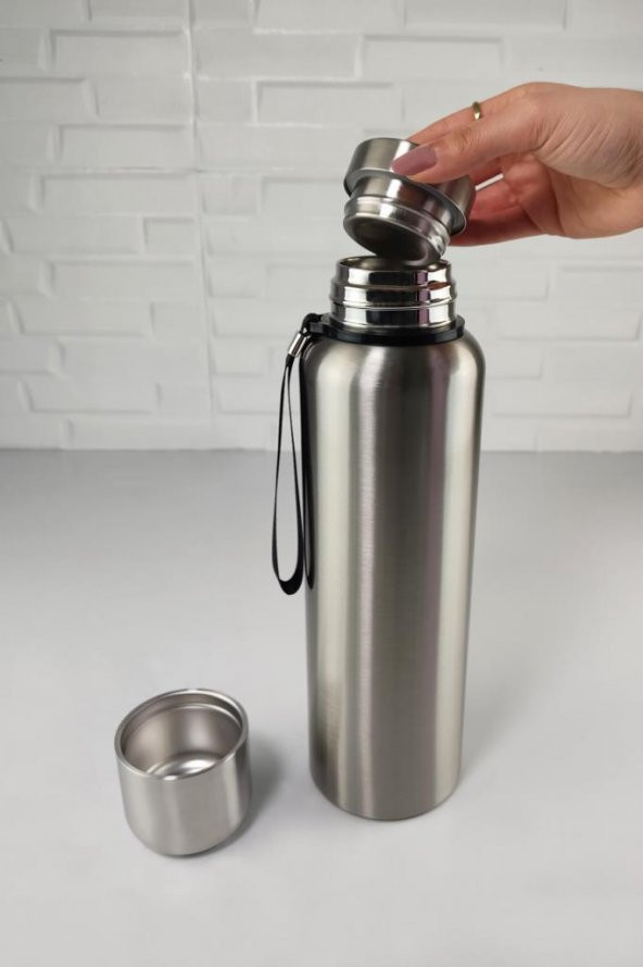 Digithome Çelik Termos 1,5 lt Gri – YK1200 - HYT - 3