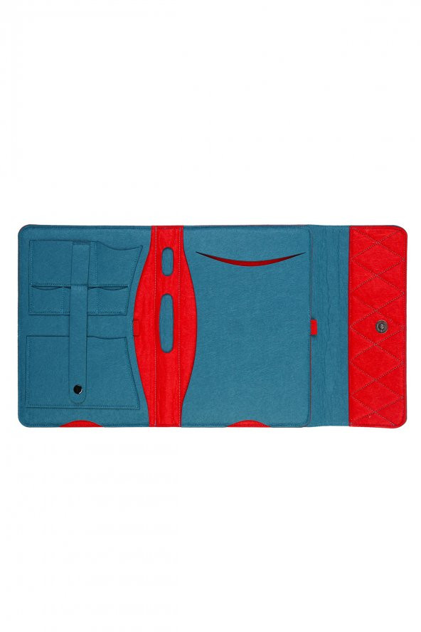 Yaratıcı Tasarım Keçe Tablet Kılıfı Organizer - 4