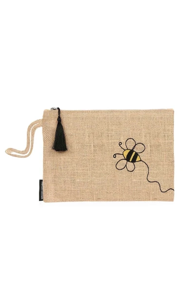 Hasır Kadın Portföy & Clutch Çanta Arı - Resim 2