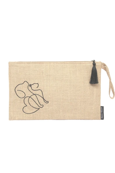 Hasır Kadın Portföy & Clutch Çanta Dostluk - Resim 2