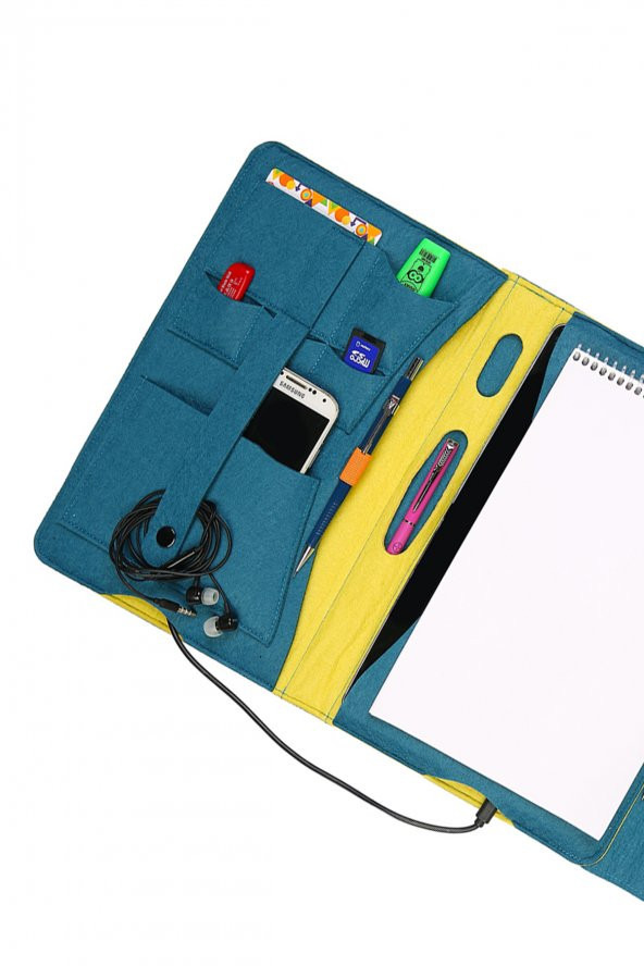 Yaratıcı Tasarım Keçe Tablet Kılıfı Organizer Apple  Samsung  Asus Lenovo Tüm Markalara uyumlu - 2