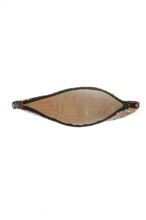 YARATICI TASARIM Kadın Portföy & Clutch Çanta Suni Deri Desenli - 4