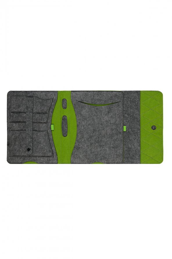 Yaratıcı Tasarım Keçe Tablet Kılıfı Organizer Apple Samsung  Asus Lenovo Tüm Markalara uyumlu - 4