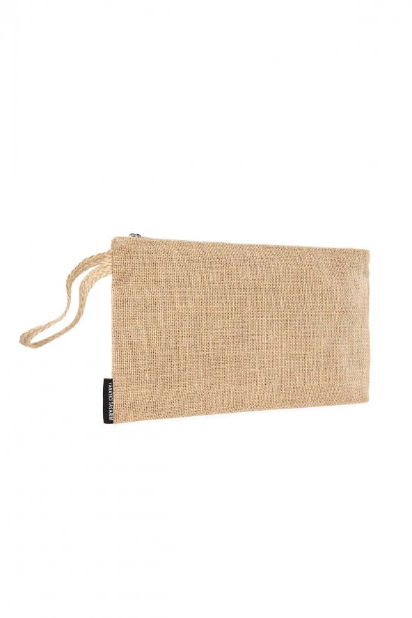 Yaratıcı Tasarım Hasır  Kadın Portföy & Clutch Çanta Kedi - 3