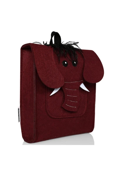 Keçeli Fil Figürlü Çocuk Çantası ürün görseli 1