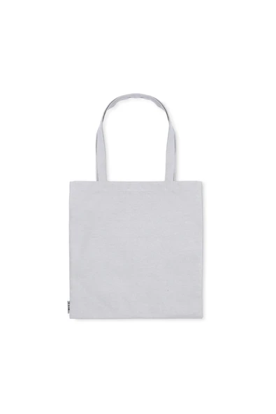 Bez Omuz Çantası Nakışlı Galata Kulesi Gri - Resim 2