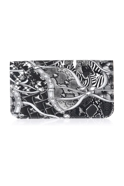 Kadın Cüzdanı Suni Deri Zincir Desenli - Resim 3