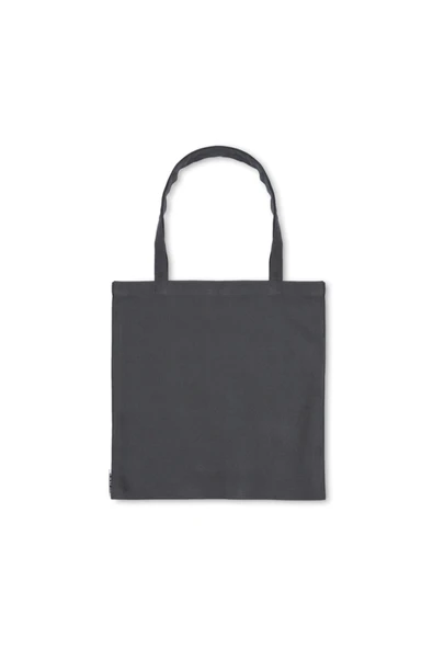 Bez Omuz Çantası Nakışlı Galata Kulesi Antrasit - Resim 2