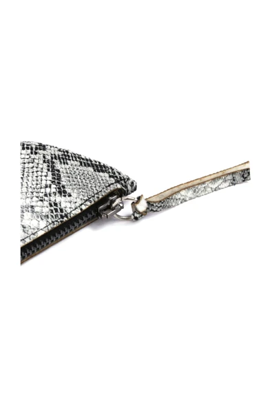 Suni Deri Para Cüzdanı Gri - Resim 2