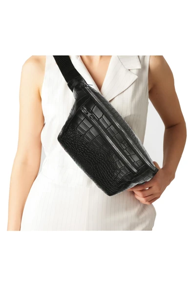 Çapraz Omuz Askılı ve Bel Çantası Siyah ürün görseli 1