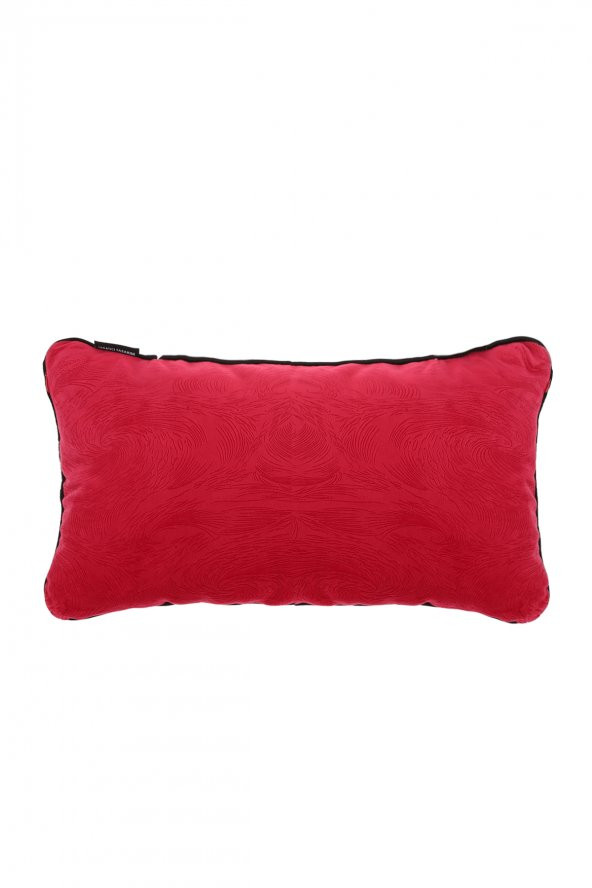 Yaratıcı Tasarım Biyeli Kırlent Yastık Kılıfı Pembe Rengi 50X30 ürün görseli