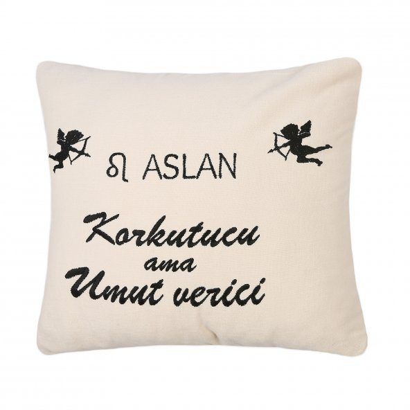 Yaratıcı Tasarım Yastık Kırlent Kılıfı  Aslan - 2
