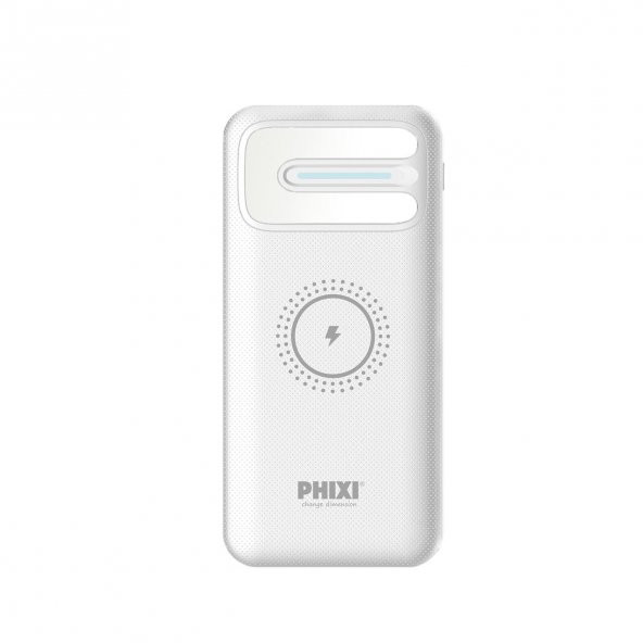 Phixi Basic PW11 10.000mAh Wireless Şarj Çift Çıkışlı Led Göstergeli Powerbank - 2