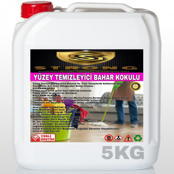 STRONG YÜZEY TEMİZLEYİCİ BAHAR 5KG