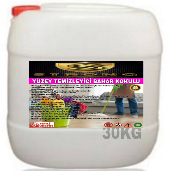 STRONG YÜZEY TEMİZLEYİCİ BAHAR 30KG