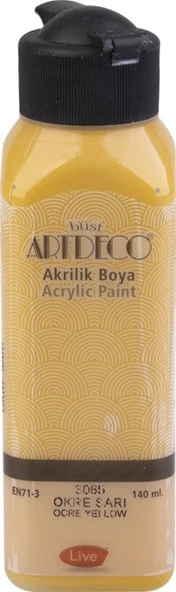 Artdeco Akrilik Boya 140 ml Okre Sarı ürün görseli 1