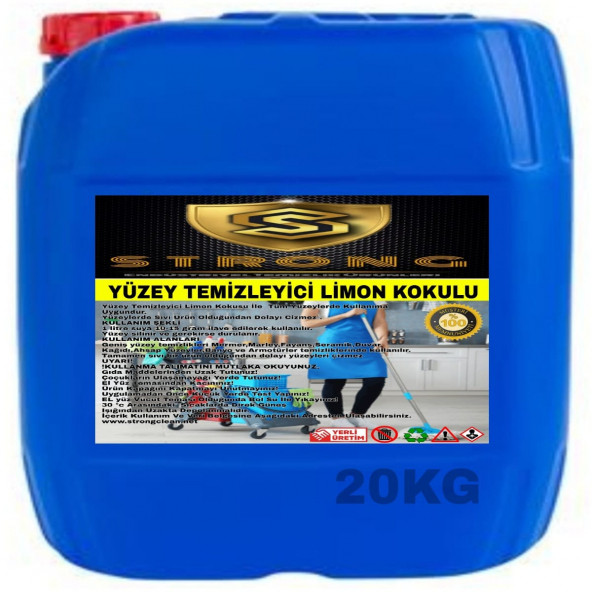 STRONG YÜZEY TEMİZLEYİCİ LİMON 20KG - 1