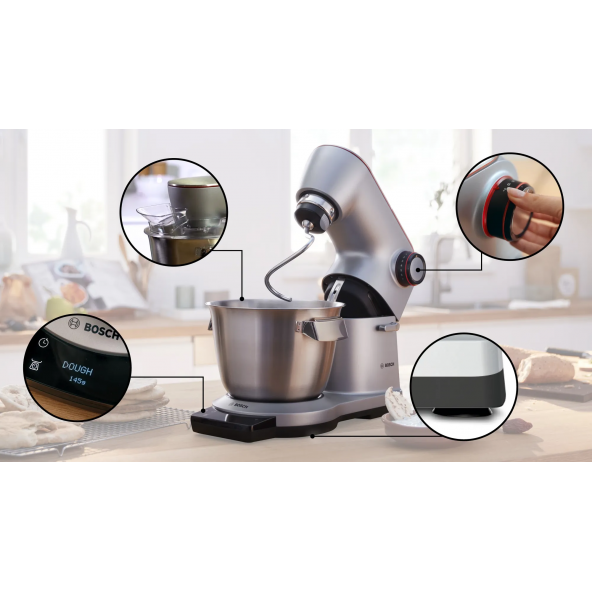 Bosch MUM9YX5S12 OptiMUM 1500 W 5.5 lt Mutfak Şefi - 3
