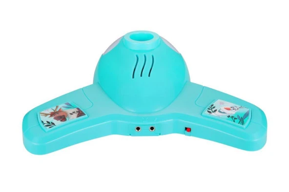 Disney Frozen Karlar Ülkesi Ayaklı Çift Mikrofon Seti Karaokeli Işıklı Lisanslı 2 mikrofonlu DY-7541-FR - 6