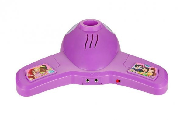 Disney Prensesler Ayaklı Çift Mikrofon Seti Karaokeli Işıklı Lisanslı 2 mikrofonlu DY-7541-PR - 6