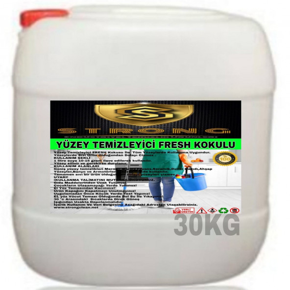 STRONG YÜZEY TEMİZLEYİCİ FRESH 30KG